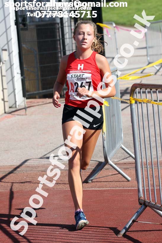 Womens under-17s  Northern 3 Stage Road Relay, SportsCity, Manchester. Photo: David T. Hewitson/Sports for All Pics